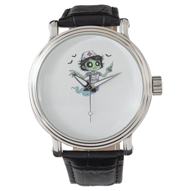 Montre Infirmière fantôme Soins curieux et Haunt Whimsica (devant)