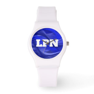 Montre Infirmière LPN Cool Blue Design Watch