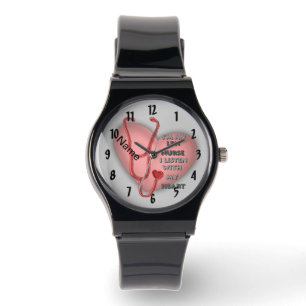 Montre Infirmière LPN du Coeur Rouge