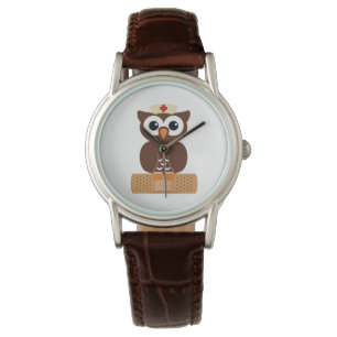 Montre Infirmière Owl (avec bandaid)