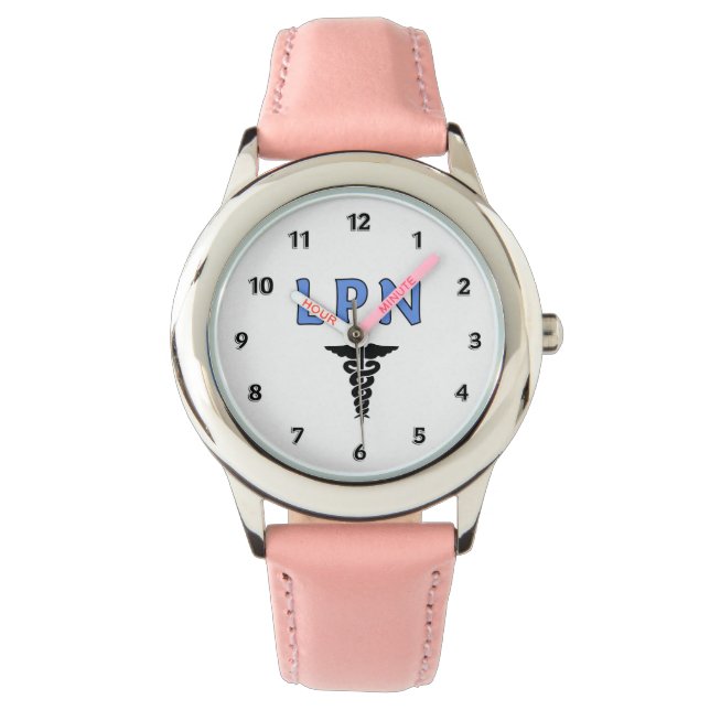 Montre Infirmières LPN Caduceus (devant)