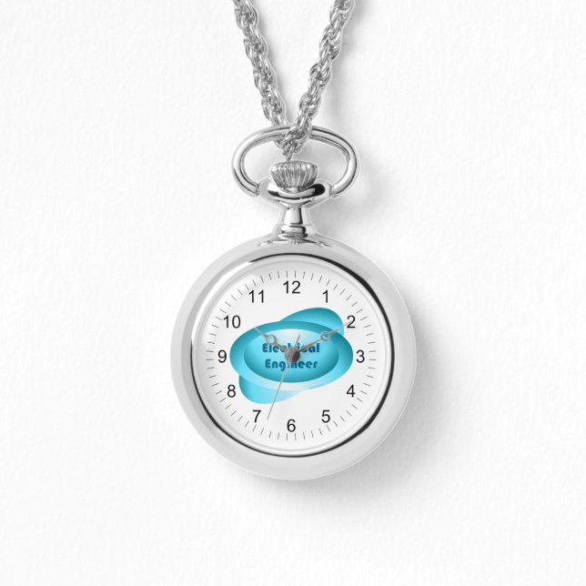 Montre Ingénieur électricien bleu (Recto)