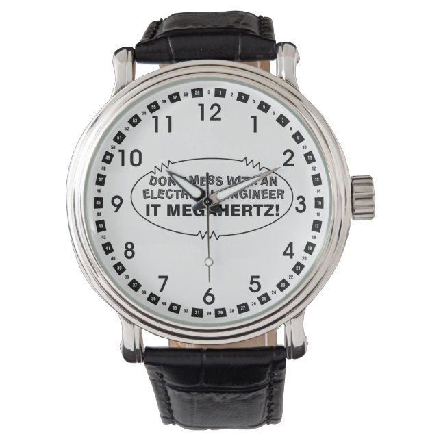 Montre Ingénieur électrique Megahertz Oval (devant)