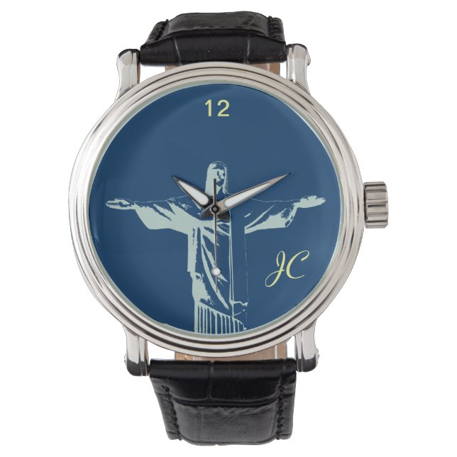 Montre initiales Jésus-Christ (devant)