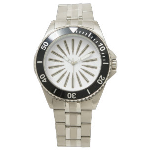 Montre inoxydable de cercle de balle