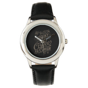 Montre Insérer le café pour commencer