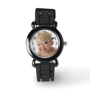 Montre Insérez la photo verticale - modèle de nombre