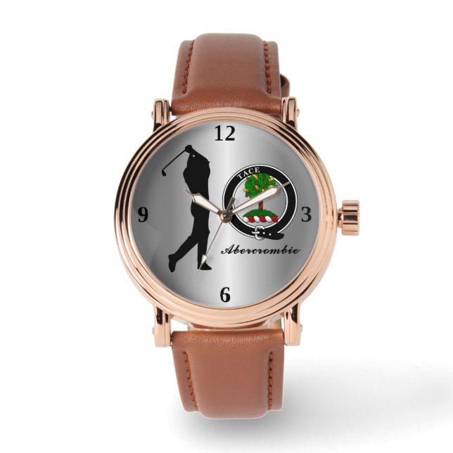 Montre Insigne de clan Abercrombie (son) Golf   (Recto)
