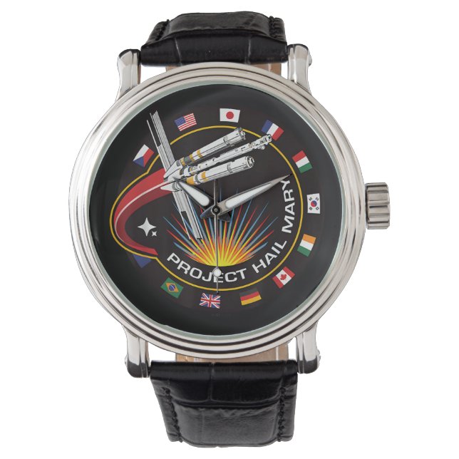 Montre Insigne de mission spatiale (devant)