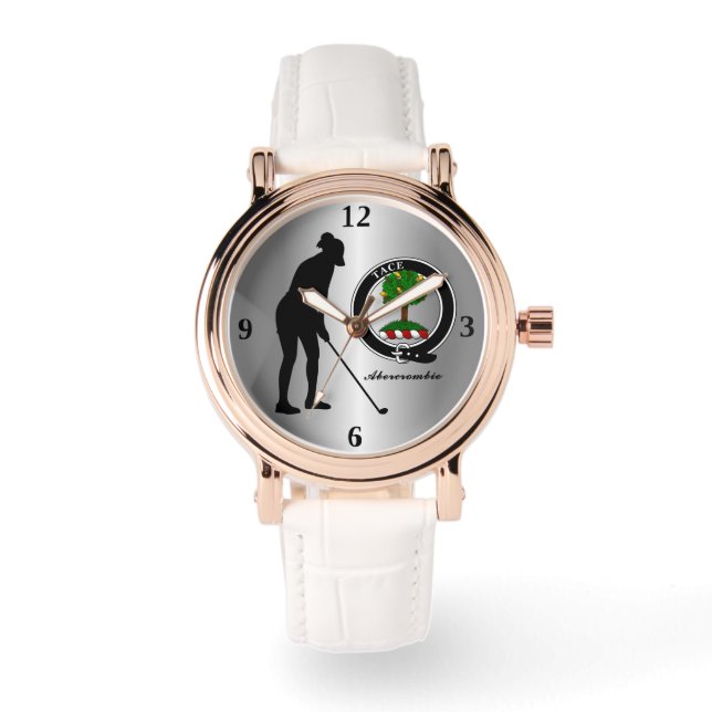 Montre Insigne du clan Abercrombie (elle) Golf  (Recto)