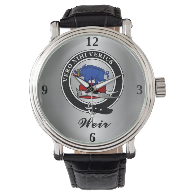 Montre Insigne Weir Clan Personnalisé (devant)