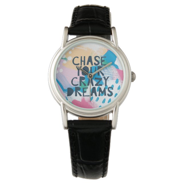 Montre Inspiration lumineuse I | Chasse tes rêves fous (devant)