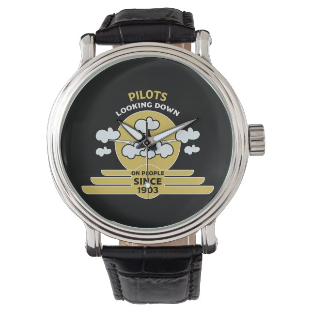 Montre Instructeur de vol | École de pilotage | Diplômé | (devant)