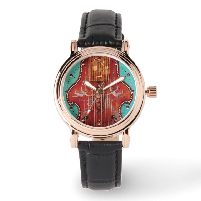 Montre INSTRUMENTS MUSICAUX ANCIENS, LYRA DA GAMBA Music (Recto)