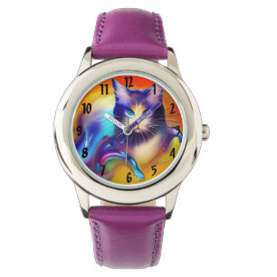 Montre Intelligence artificielle animal chat assis