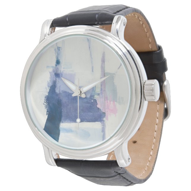 Montre Interlude | Abstrait en bleu (Incliné)