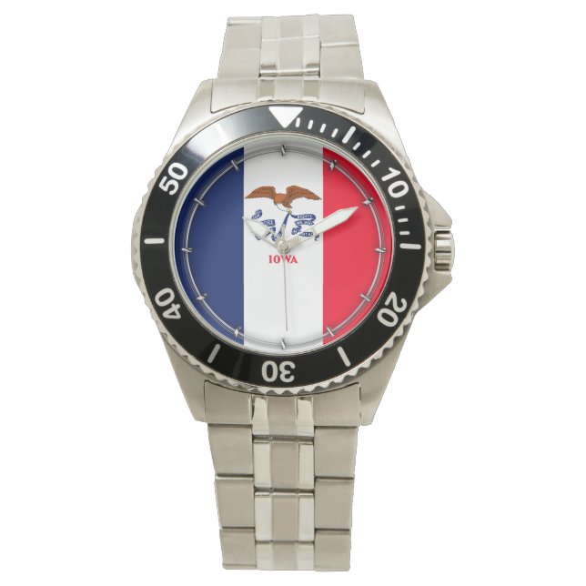 Montre Iowa State Flag Design (devant)