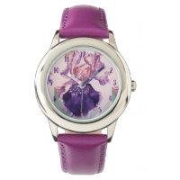 Iris Aquarelle Peinture d'art mauve Fleur Floral