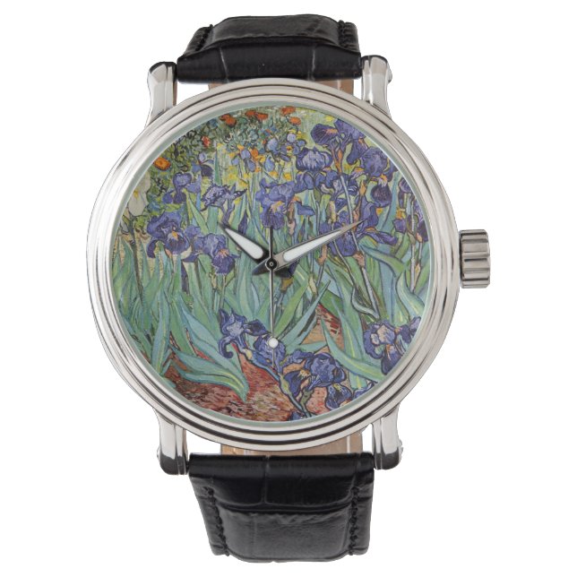 Montre Iris de Van Gogh, peinture impressionniste (devant)