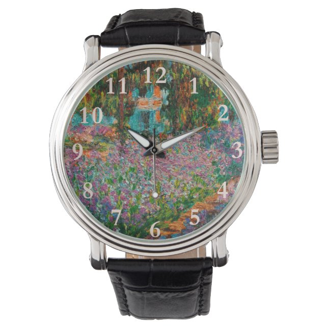 Montre Iris Jardin Monet Giverny fleurs (devant)