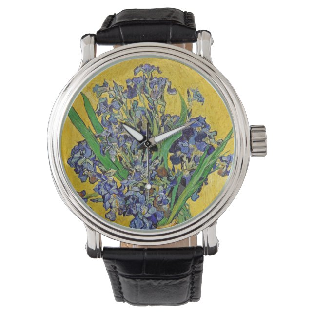 Montre Irises par Van Gogh (devant)