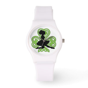 Montre Irish Dancing Shamrock Celtic Knot Watch