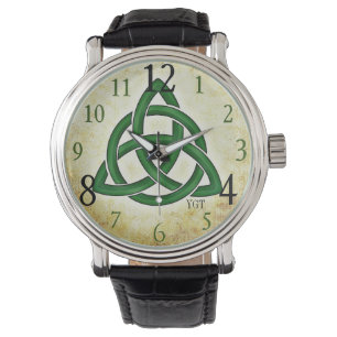Montre Irish Green Celtic Knot