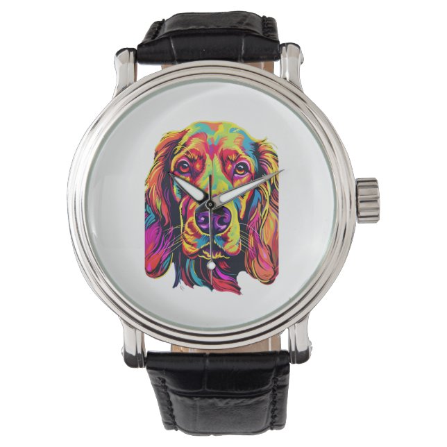 Montre Irish Setter Neon Design (devant)