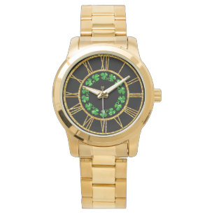 Montre Irish Spirit Green Shamrocks