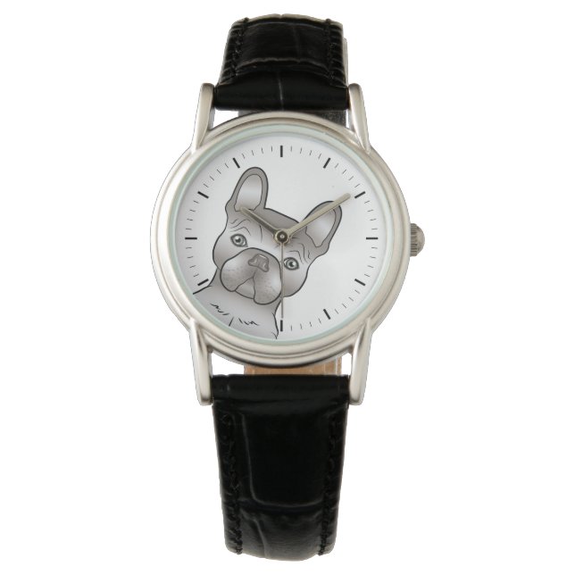 Montre Isabella Bouledogue Français Frenchie Chien de Des (devant)