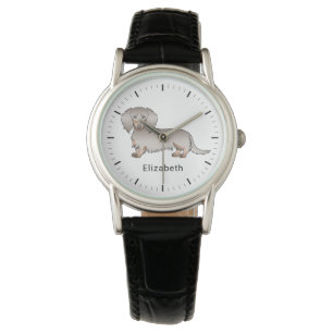 Montre Isabella et Tan Longue Chevelure Chien Dachshund &