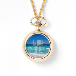 Montre Island Time Plage tropicale Eau Turquoise