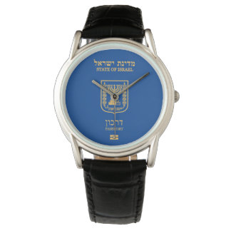 Montre Israel passport wristwatch