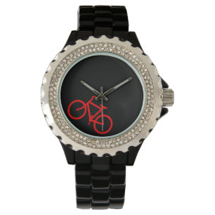 Montre Itinéraire vélo rouge