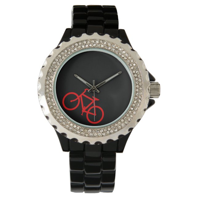 Montre Itinéraire vélo rouge (devant)