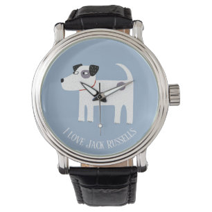 Montre Jack Russell Terrier Chien Texte Personnalisé