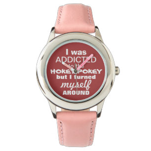Montre J'ai été accro à la citation de la typographie de