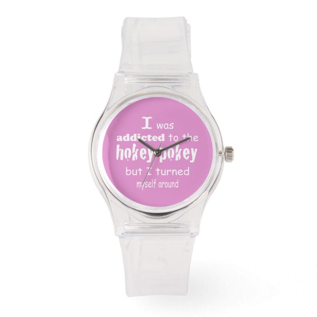 Montre J'ai été accro à la citation de la typographie de  (Recto)
