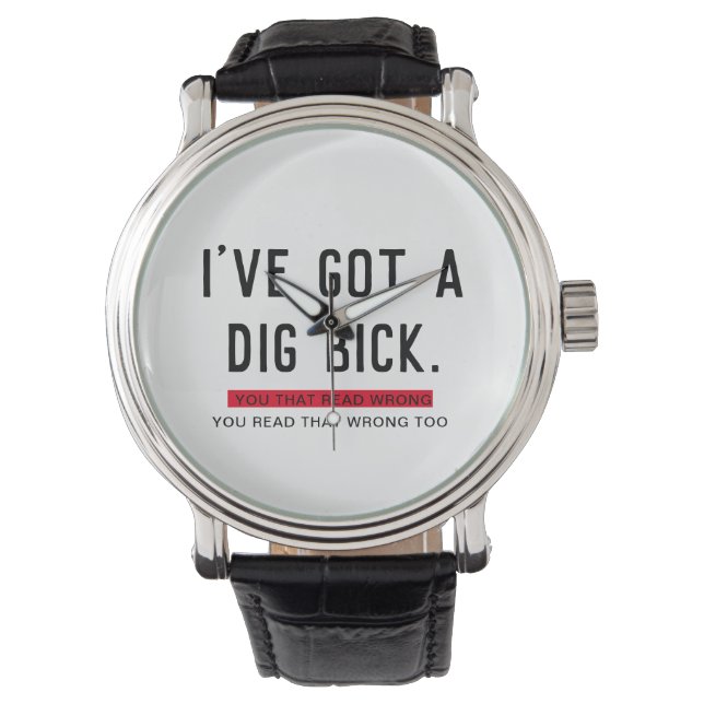 Montre J'ai un cadeau amusant de Bick Bick (devant)