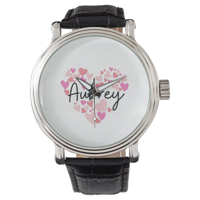 Montre J'aime Aubrey (devant)