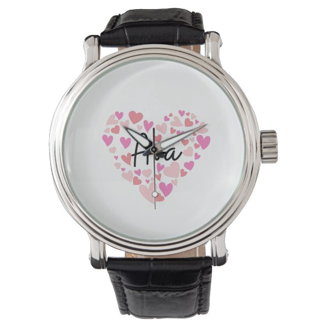 Montre J'aime Ava (devant)