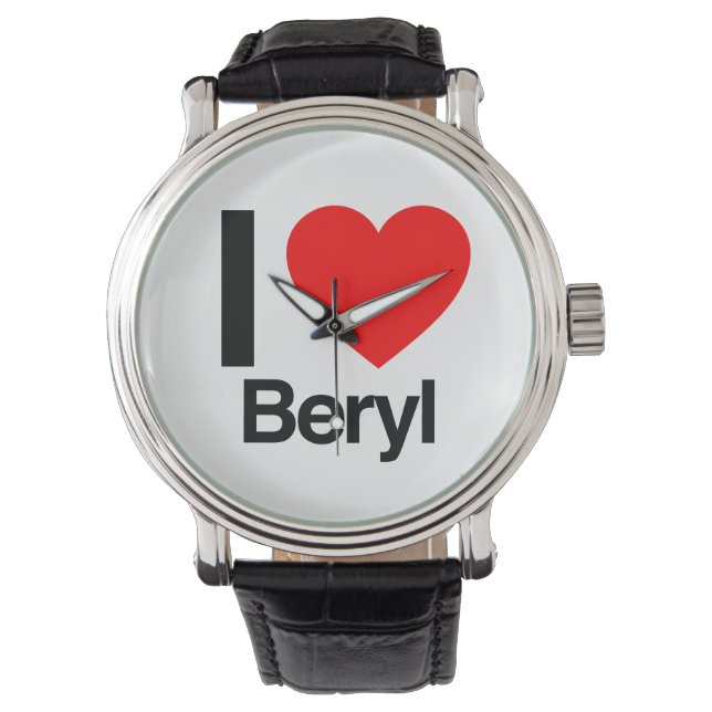 Montre j'aime beryl (devant)