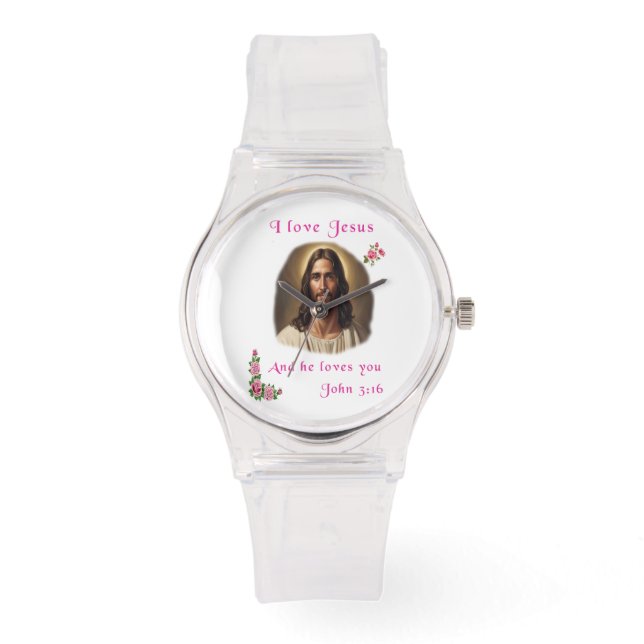 Montre J'aime Jésus (Recto)