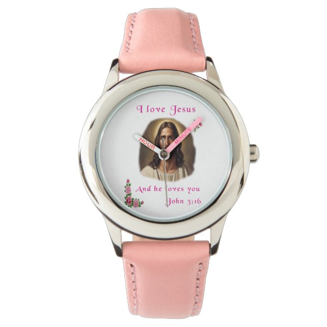 Montre J'aime Jésus (devant)