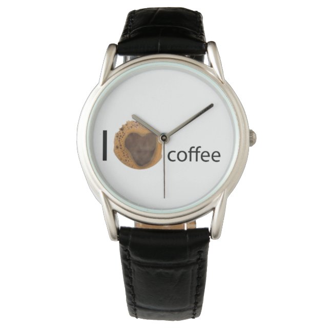 Montre J'aime le café (devant)