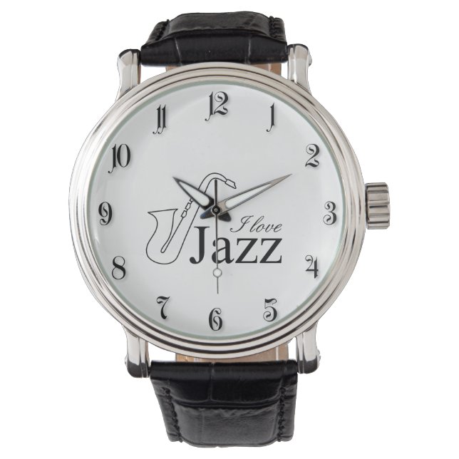 Montre J'aime le jazz (devant)