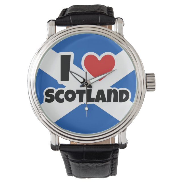 Montre J'aime l'Écosse (devant)