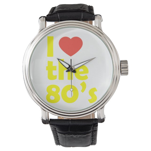 Montre J'aime les années 80 (devant)