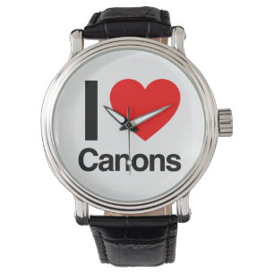 Montre j'aime les canons