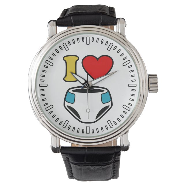 MONTRE J'AIME LES DIAPERS (devant)